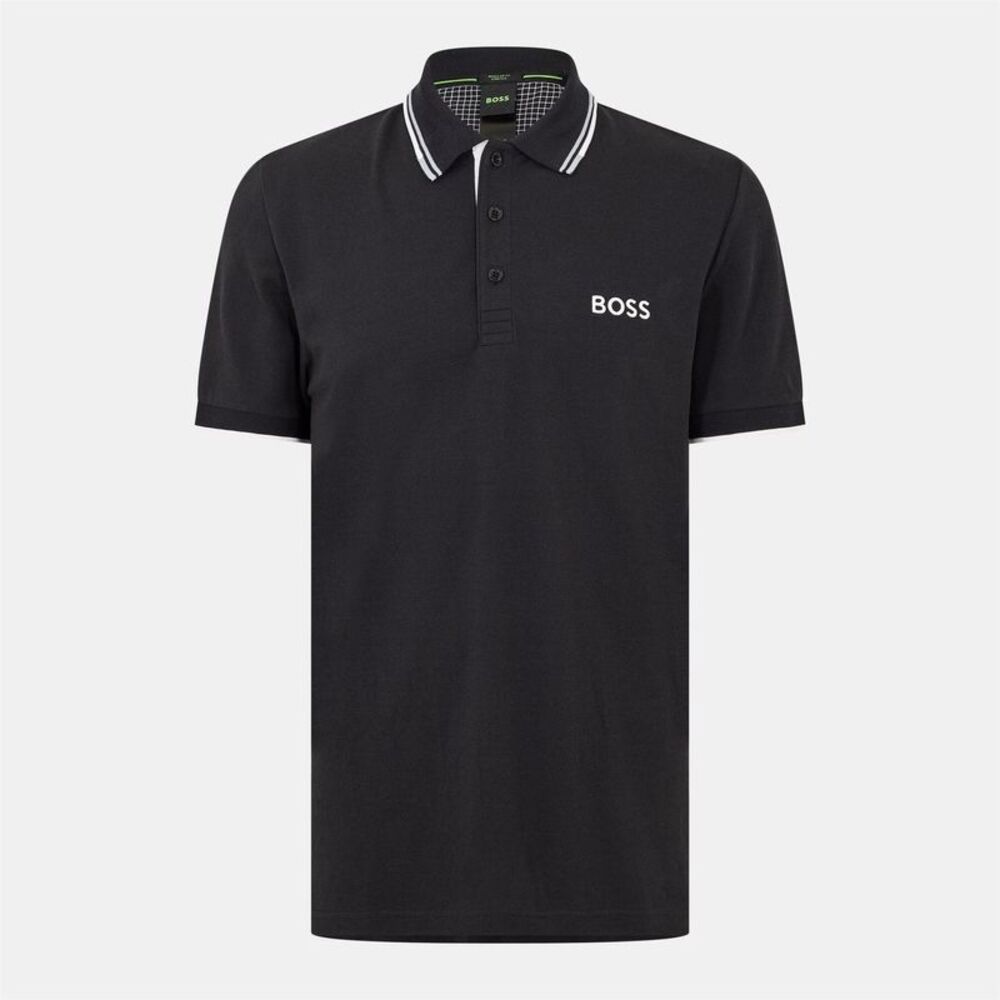 Boss Mens Paddy Pro Cotton Pique Polo Shirt / Dark Blue